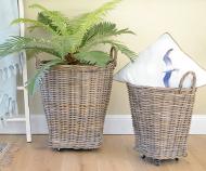 Wheeled Storage / Laundry Basket Small