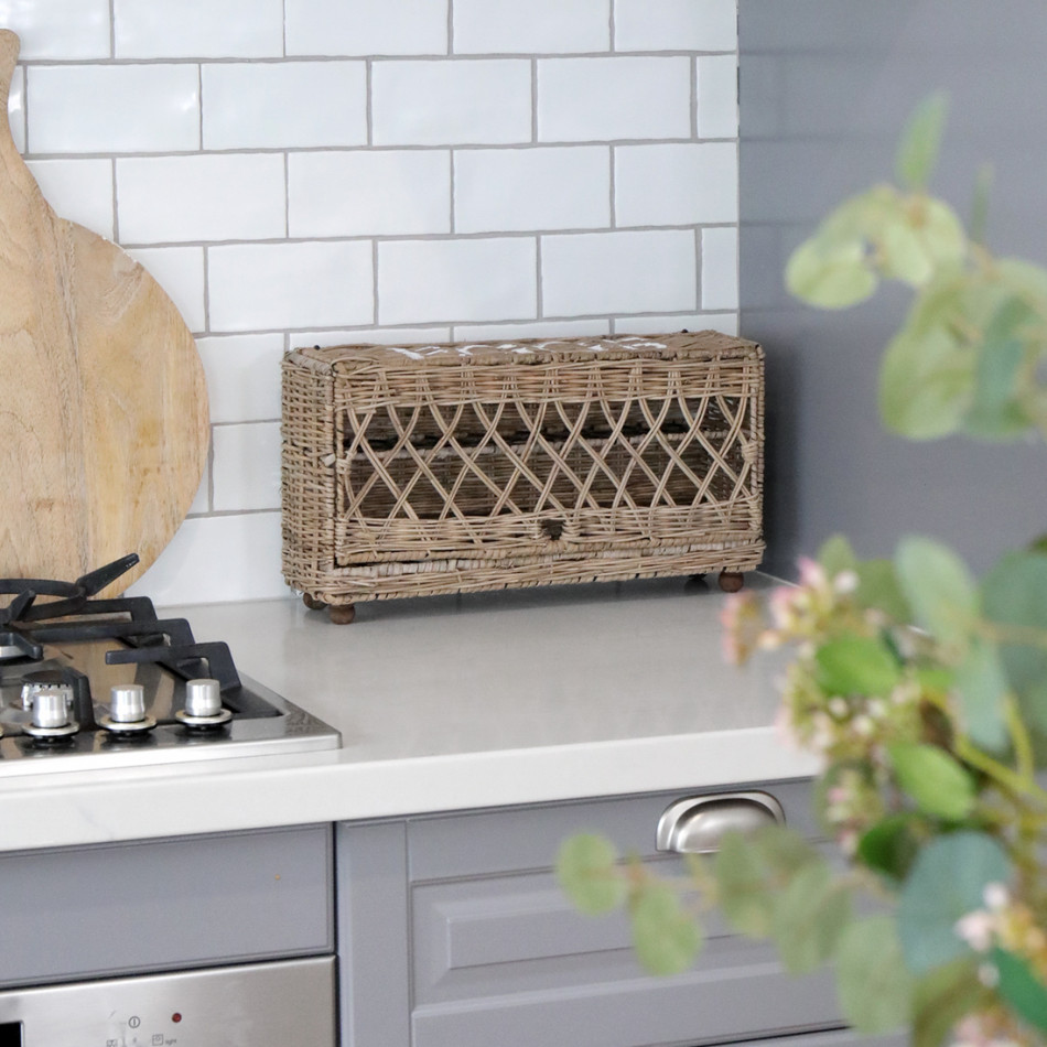Rattan Egg Basket Farmhouse Style