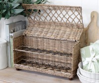 Rattan Egg Basket Farmhouse Style