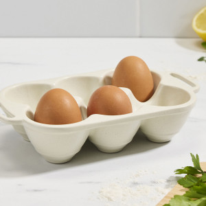 Darley Cream Ceramic Egg Tray, decorative tableware