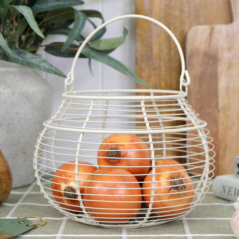 Croft Wire Produce Basket, a practical basket for household storage or display