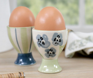 Isobel Blue Floral Egg Cup