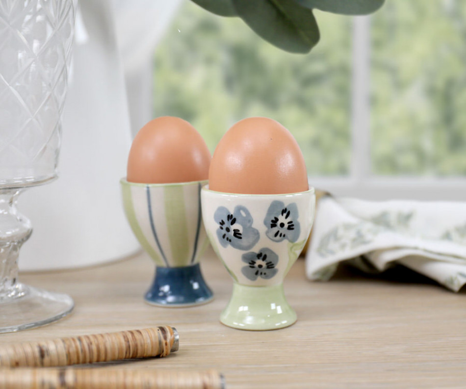 Isobel Blue Floral Egg Cup