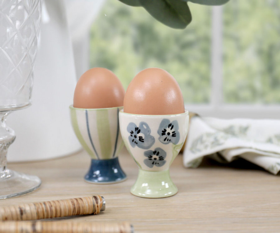 Isobel Blue Floral Egg Cup