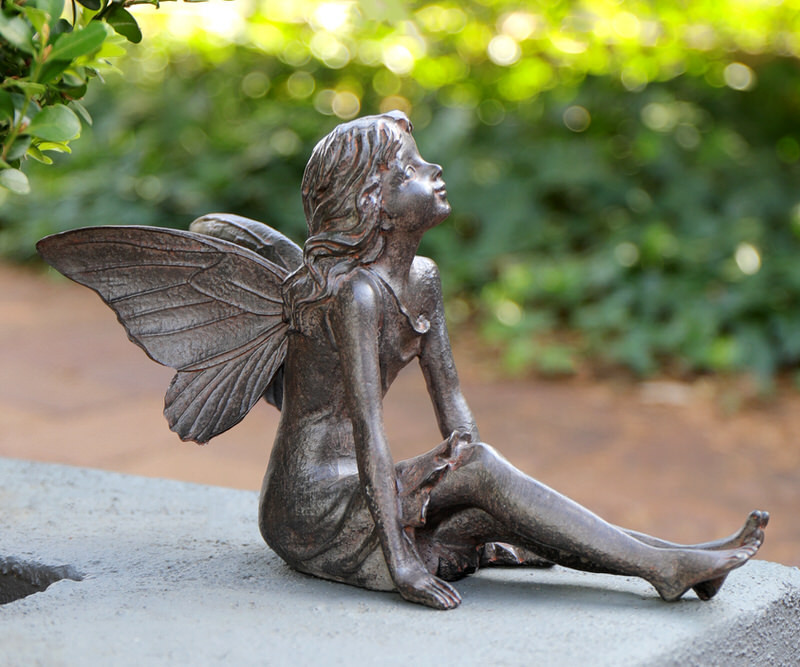 Rosetta the Fairy - Garden Fairy Sculpture