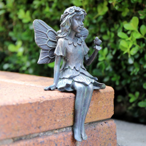 Sweetpea the Fairy - Garden Fairy Sculpture, decorative home accessory