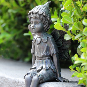 Perry the Pixie - Garden Fairy Sculpture, decorative home accessory