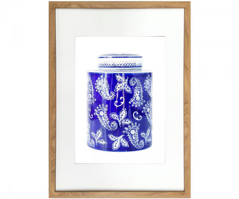 Monaco Ginger Jar Print - Framed