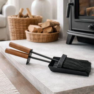 Hadley Hearth Brush & Pan, household cleaning accessory
