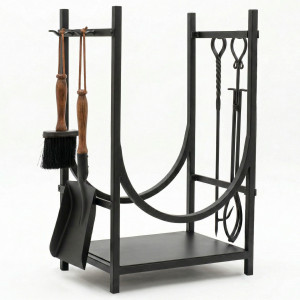 Set 5 Hadley Fireplace Tools & Log Stand