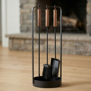 Set 4 Hadley Fireplace Tools, wall-mounted storage and organisation piece