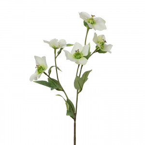 Set 3 White Hellebore Flower Sprays, decorative flowers or foliage for vase styling
