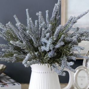 Set 3 Blue Heather Flower Sprays, decorative tableware