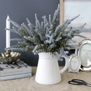 Set 3 Blue Heather Flower Sprays, decorative flowers or foliage for vase styling