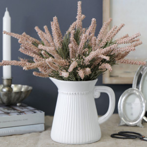 Set 3 Pink Heather Flower Sprays, decorative tableware