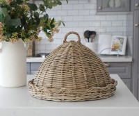 Casa Rattan Food Cover with Tray