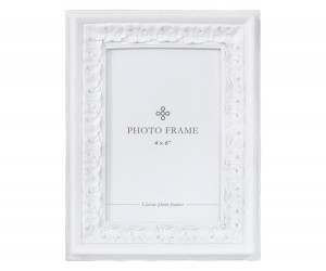 Fontaine White Photo Frame 4x6