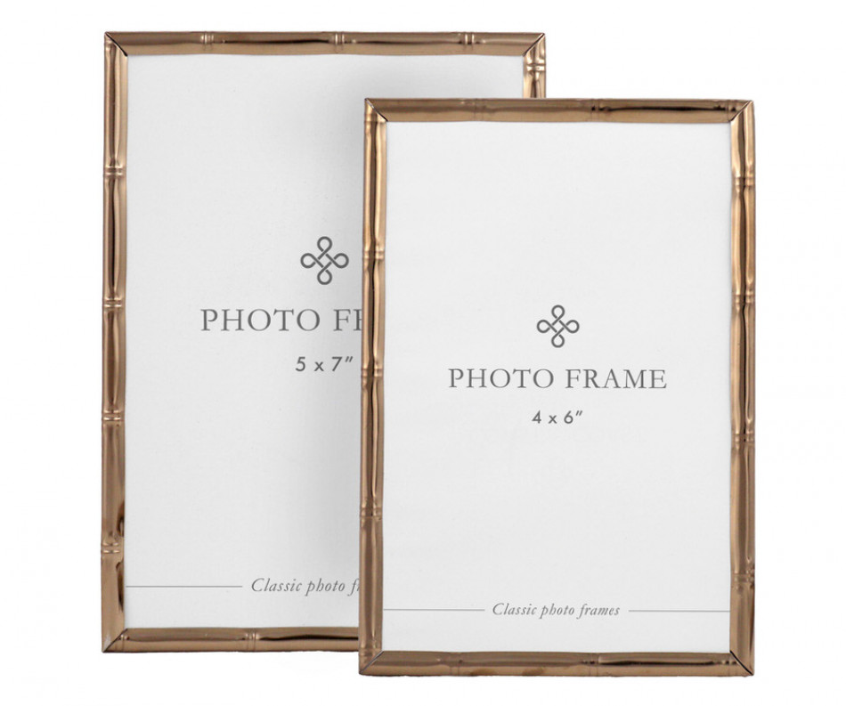 Bronze Bamboo Photo Frame 4x6