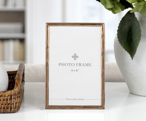 Bronze Bamboo Photo Frame 4x6