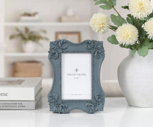 Chantilly Blue Baroque Photo Frame 4x6