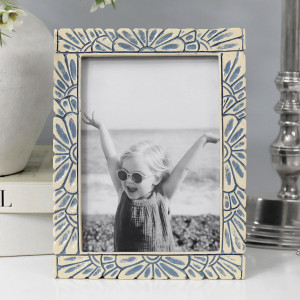 Portofino Blue & Cream Photo Frame 5x7"