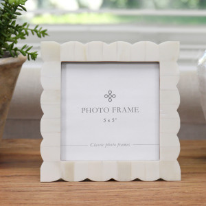 Laura Cream Bone Photo Frame 5x5"