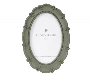 Ophelia Green Oval Photo Frame 4x6