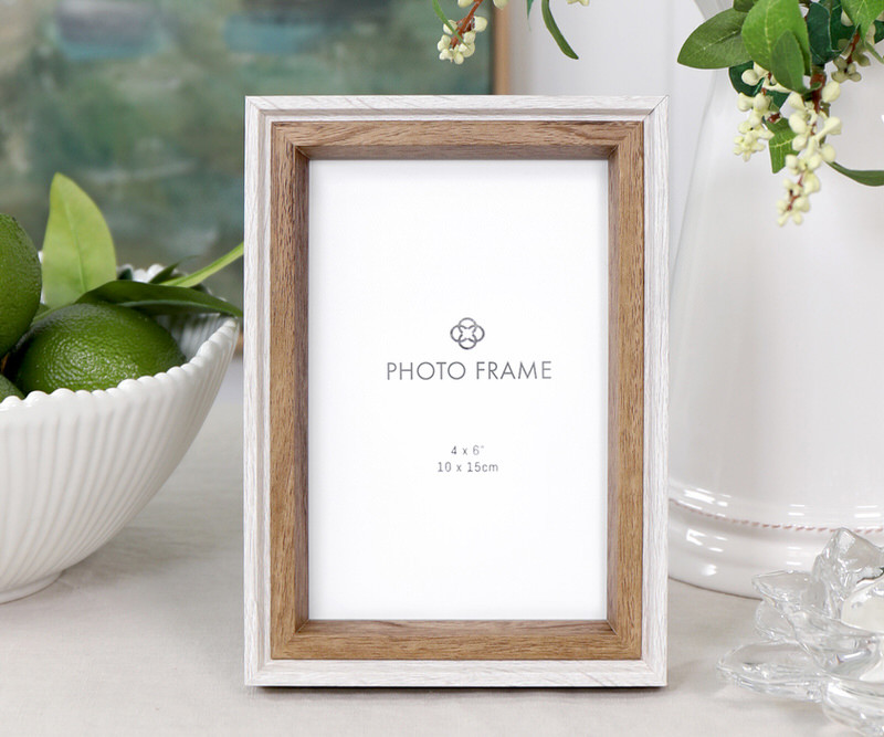 Holton 2-Tone Timber Photo Frame - 4x6"