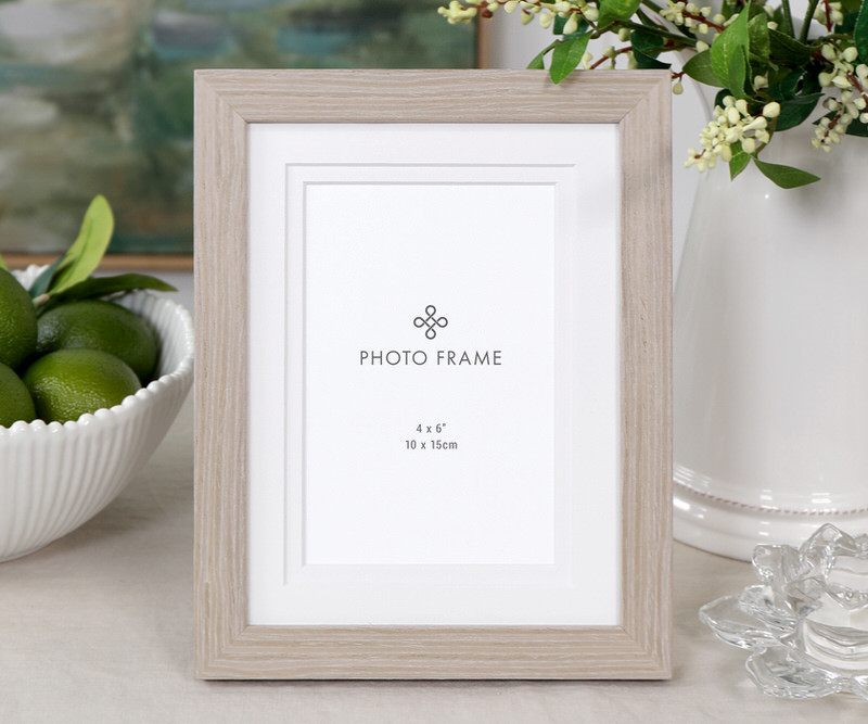 Stone Ash Gallery Photo Frame - 4x6"