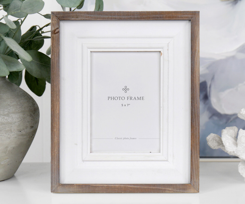 Bayport Driftwood Photo Frame - 5x7"