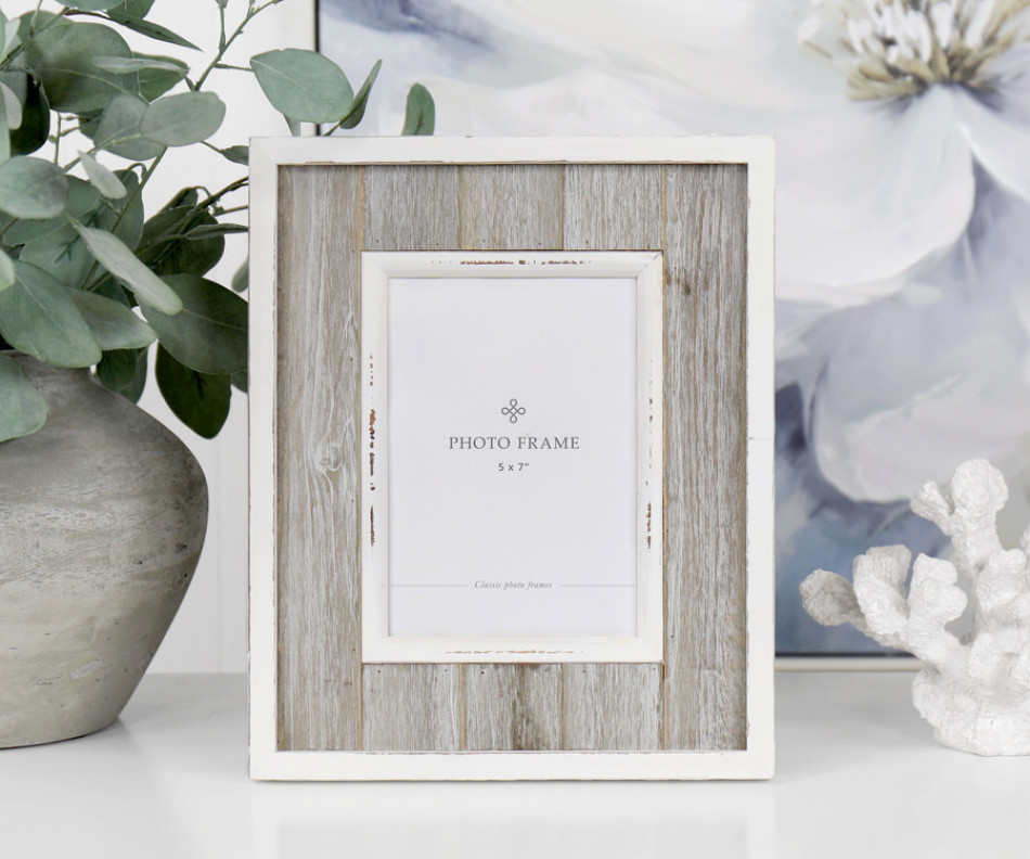 Beachside Wood Photo Frame - 5x7