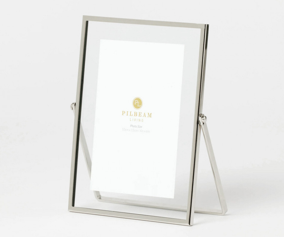 Stella Silver Easel Photo Frame 4x6