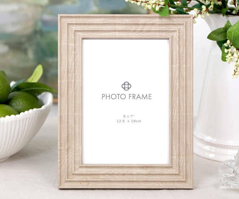 Florence Fluted Birch Photo Frame - 5x7"