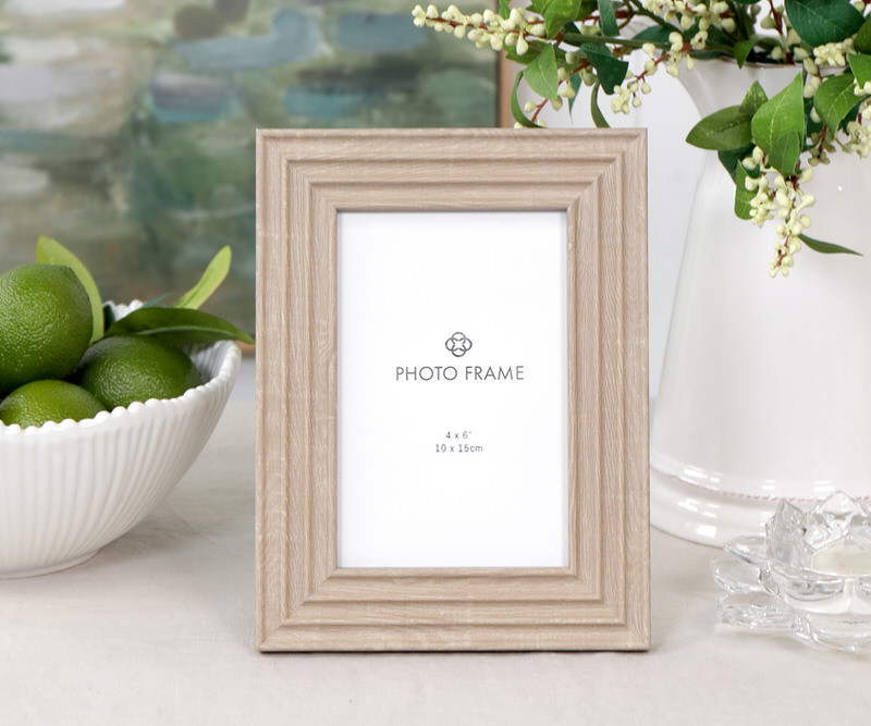Florence Fluted Birch Photo Frame 4x6"