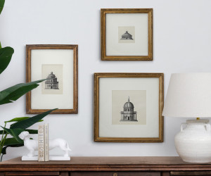 Hanover Antique Gold Gallery Picture Frame - 4x4