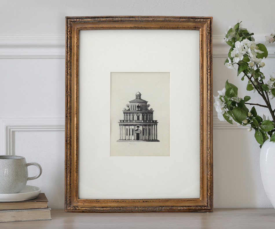 Hanover Antique Gold Gallery Picture Frame - 5x7