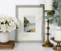 Kesby Silver Braid Picture Frame - 5x7