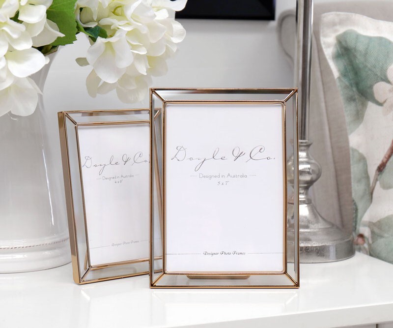 Garland Gold & Glass Photo Frame 5x7inch Home accessories and