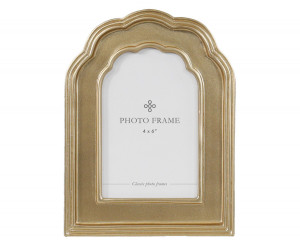 Chesham Gold Satin Arch Frame 4x6