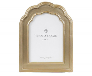 Chesham Gold Satin Arch Frame 5x7