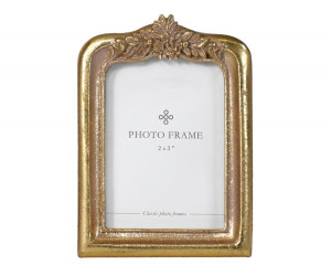 Clarissa Gold Arch Photo Frame 2x3