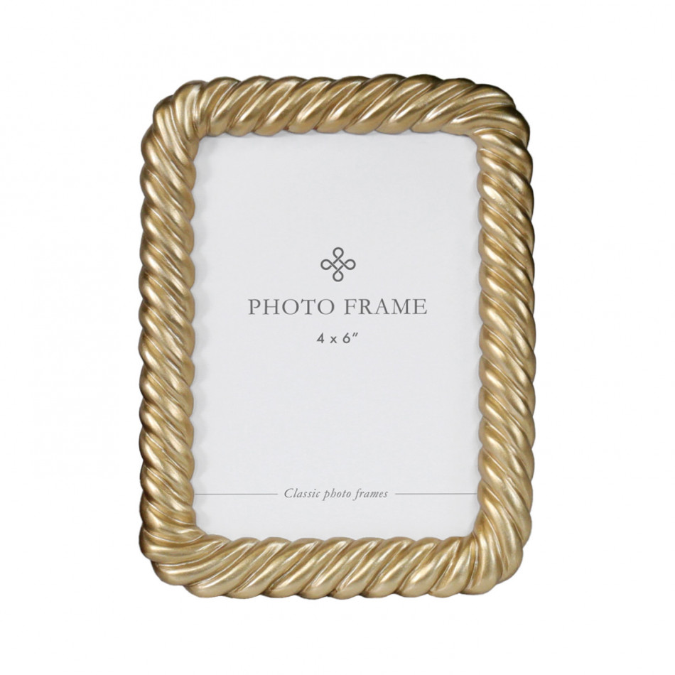 Belgrave Gold Rope Photo Frame 5x7