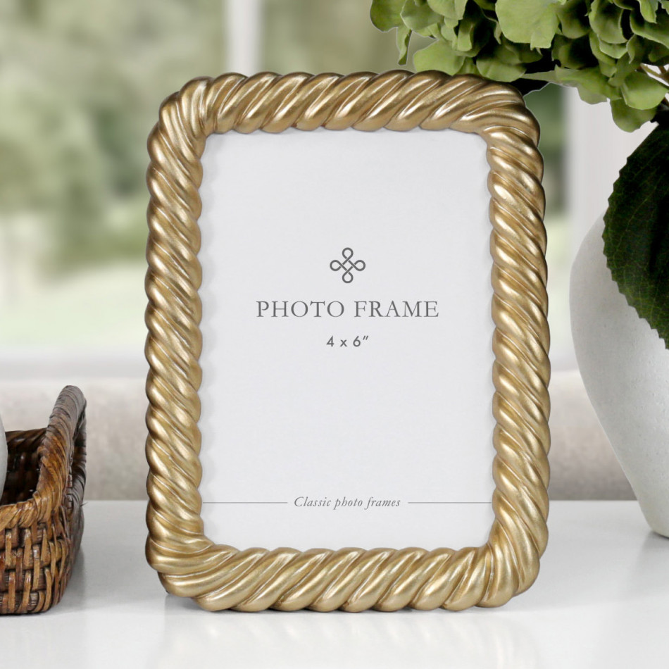Belgrave Gold Rope Photo Frame 5x7