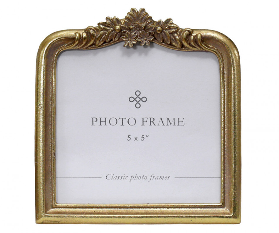 Clarissa Gold Arch Photo Frame 5x5