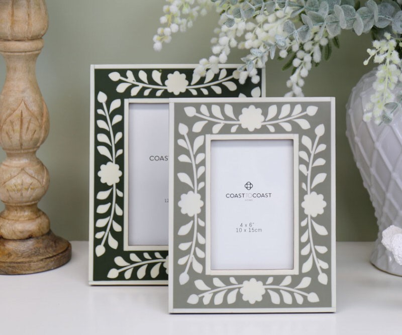 Hepburn Sage Green Photo Frame 6x4