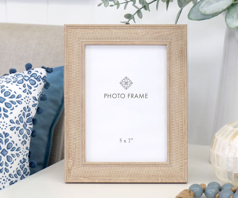 Seaforth Natural Weave Photo Frame - 5x7 inch