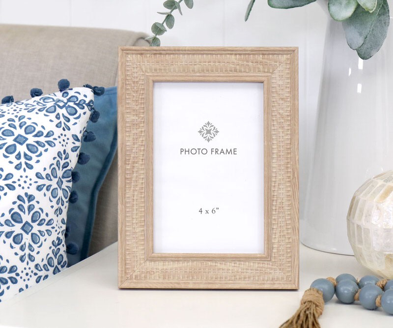 Seaforth Natural Weave Photo Frame - 4x6 inch