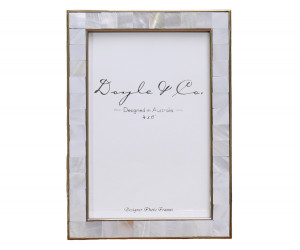 Belle Mother of Pearl Photo Frame 4x6