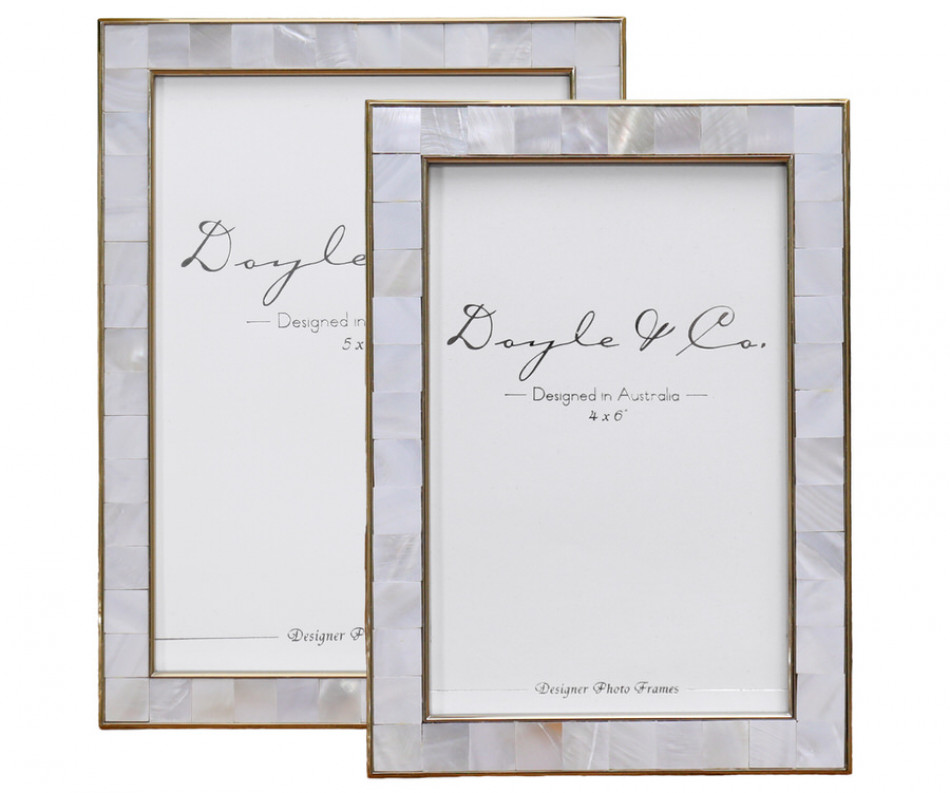 Belle Mother of Pearl Photo Frame 4x6