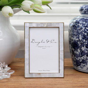 Belle Mother of Pearl Photo Frame 4x6"
